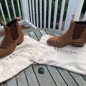 RM Williams men’s or woman’s  light brown suede boots.